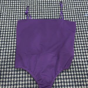 Misguided Purple straight cut body suit